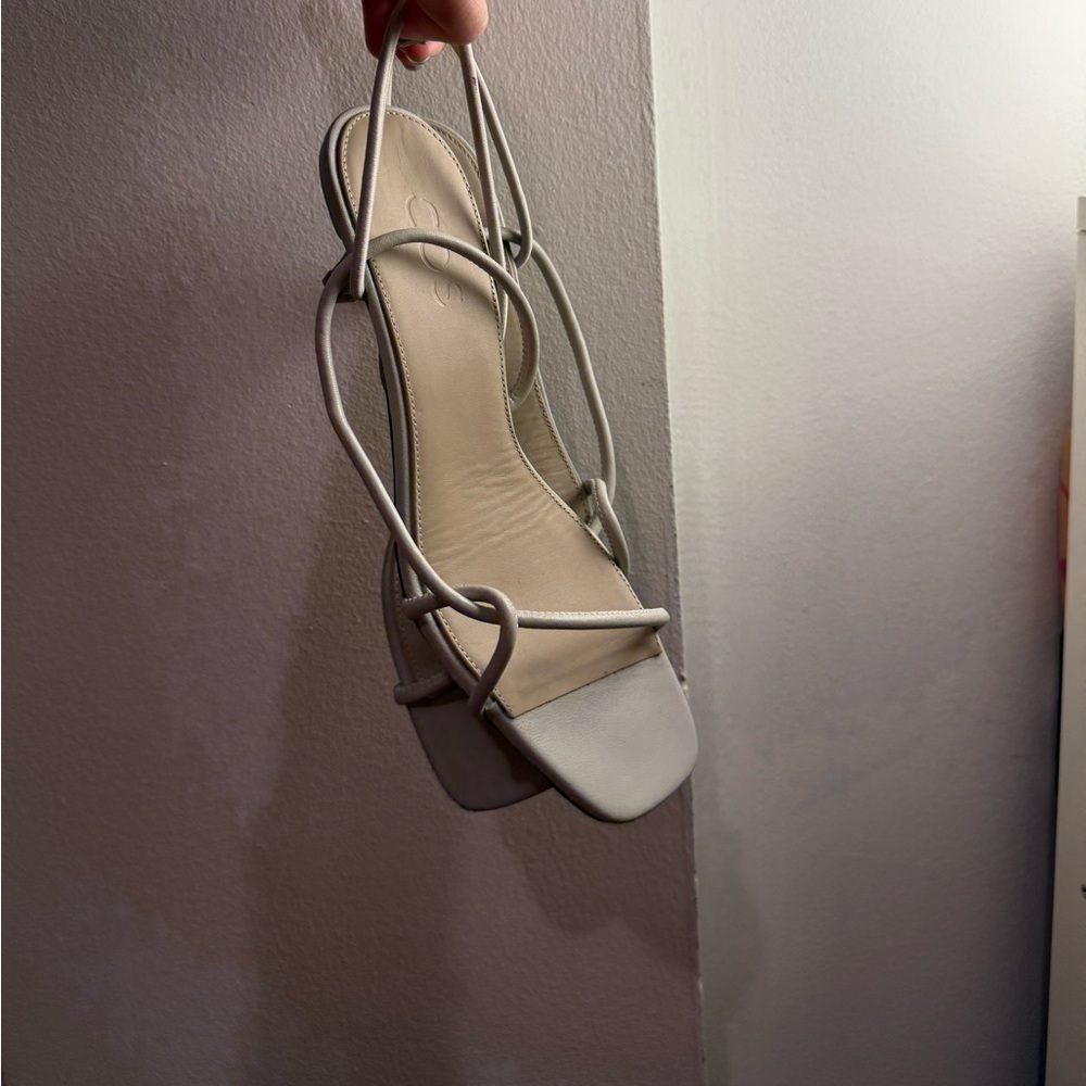 COS Beige Strappy Sandals